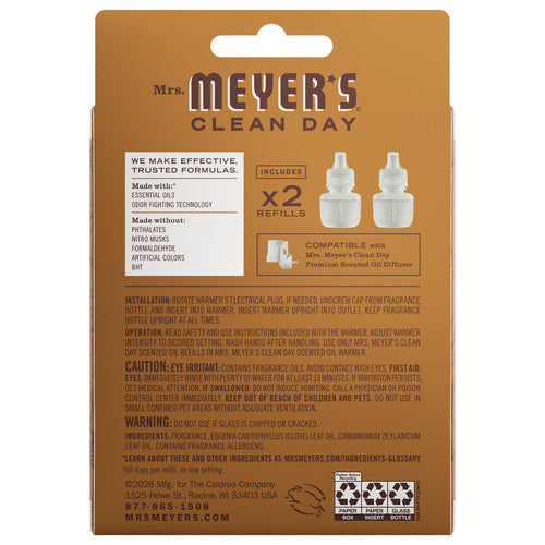 Acorn Spice Plug In Scented Oil Refill 2-Pack