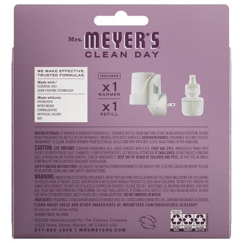 Elderberry Plug In Scented Oil Warmer With Refill