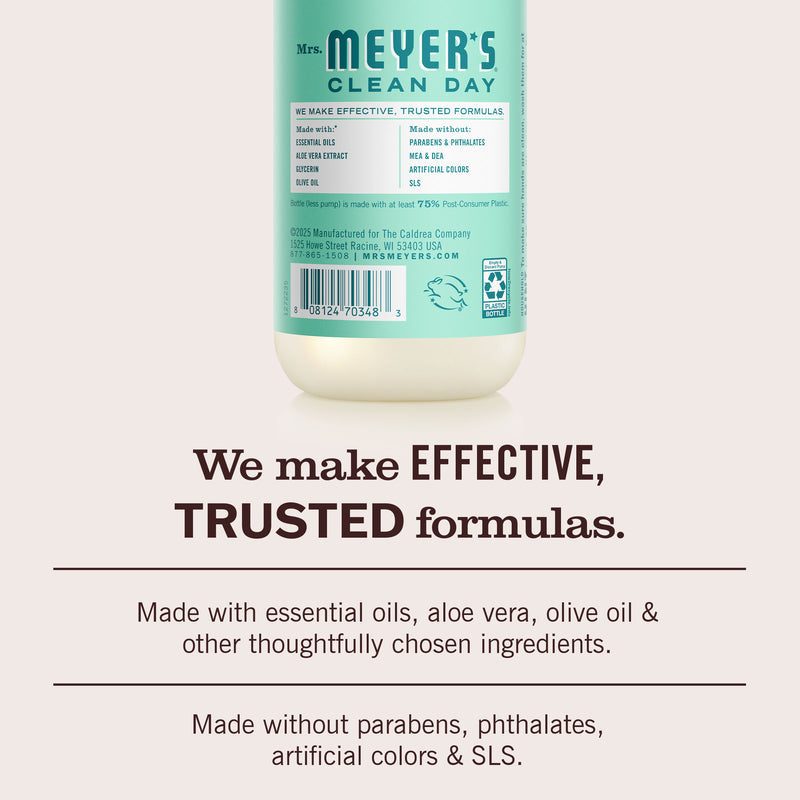 Mrs. Meyer's Mint Liquid Hand Soap 3-count Bundle 